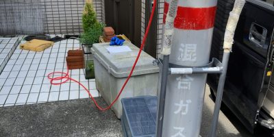 トレーサーガス漏水調査