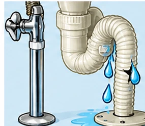 leak causes 4 ホース・排水部品の破損