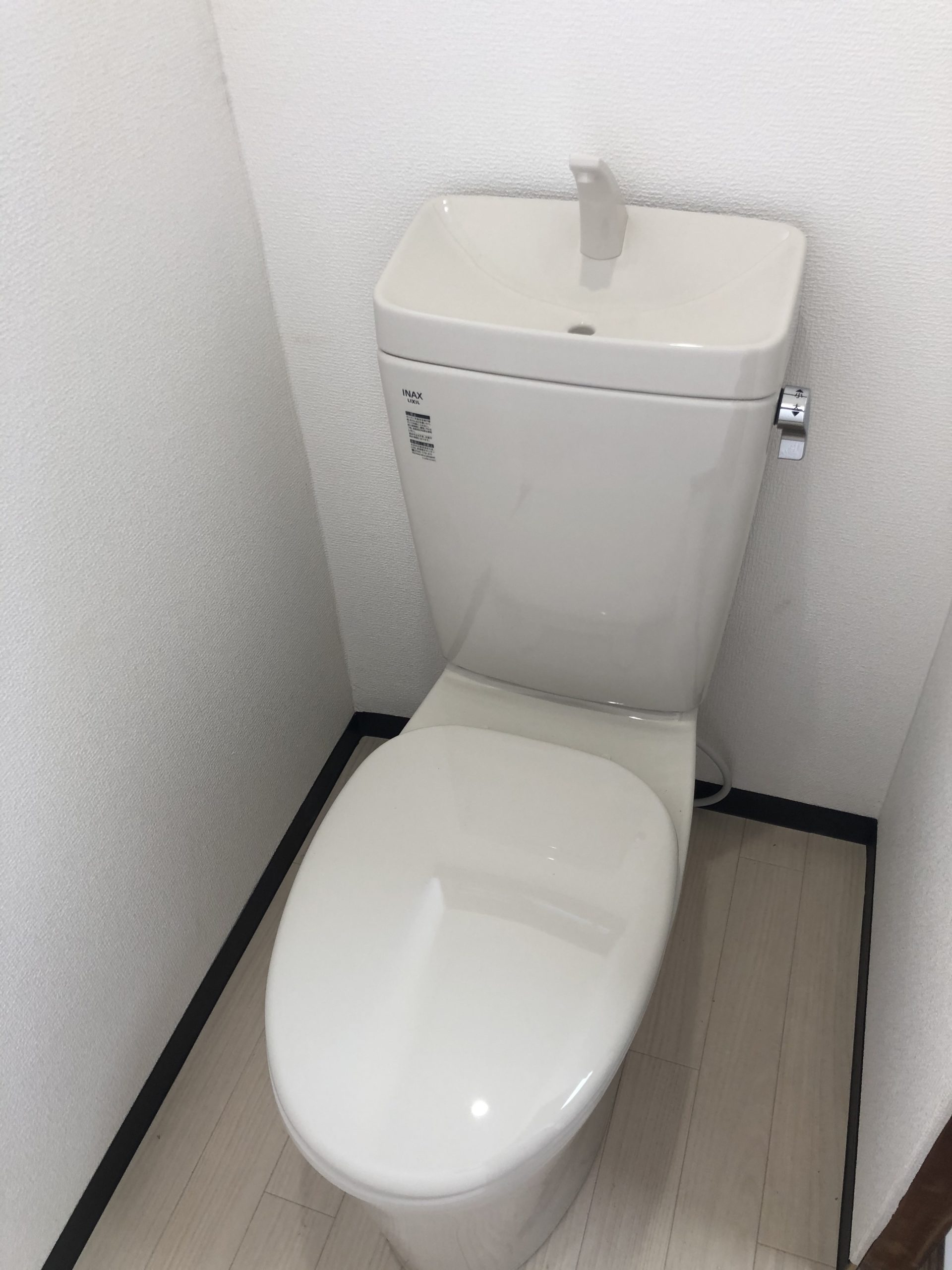 設置した洋式トイレ