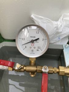 水圧テスト