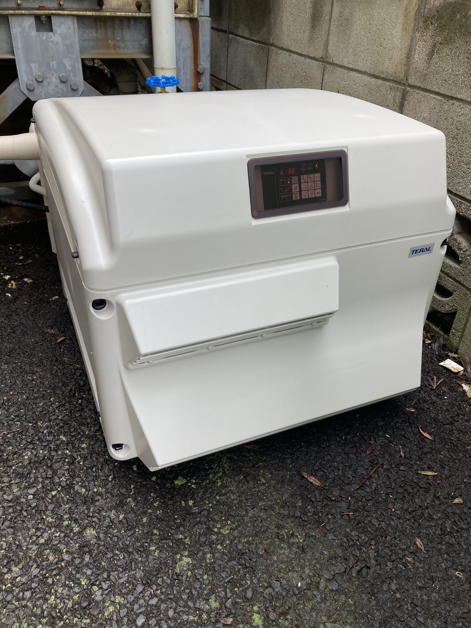 屋外用カバー取付後