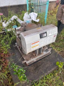 既設給水加圧ポンプユニット