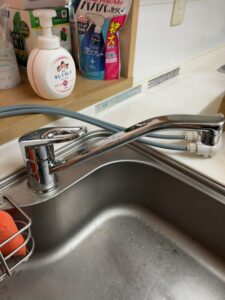 交換後のキッチン蛇口