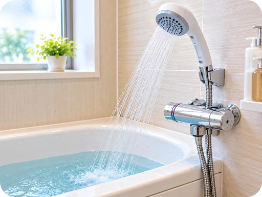 03 bathroom お風呂の水トラブルイメージ