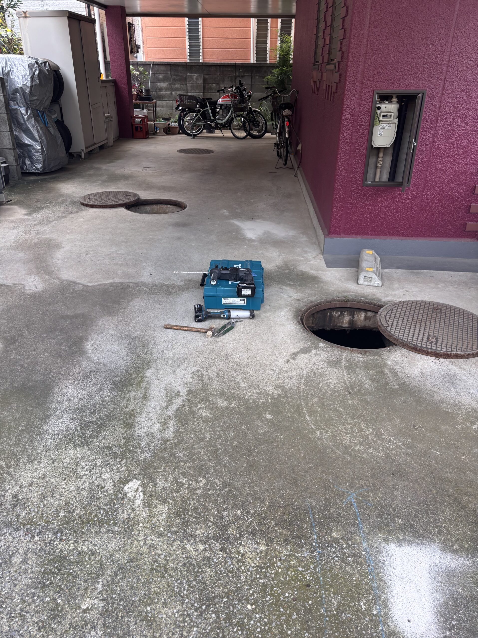 IMG 0719 川口市 漏水調査 施工前