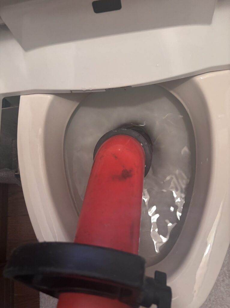 さいたま市緑区 トイレ詰まり修理 施工写真1